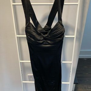 Va Va Voom! Sexy LBD with great sheen. Silky black, Calvin Klein. Size 4.